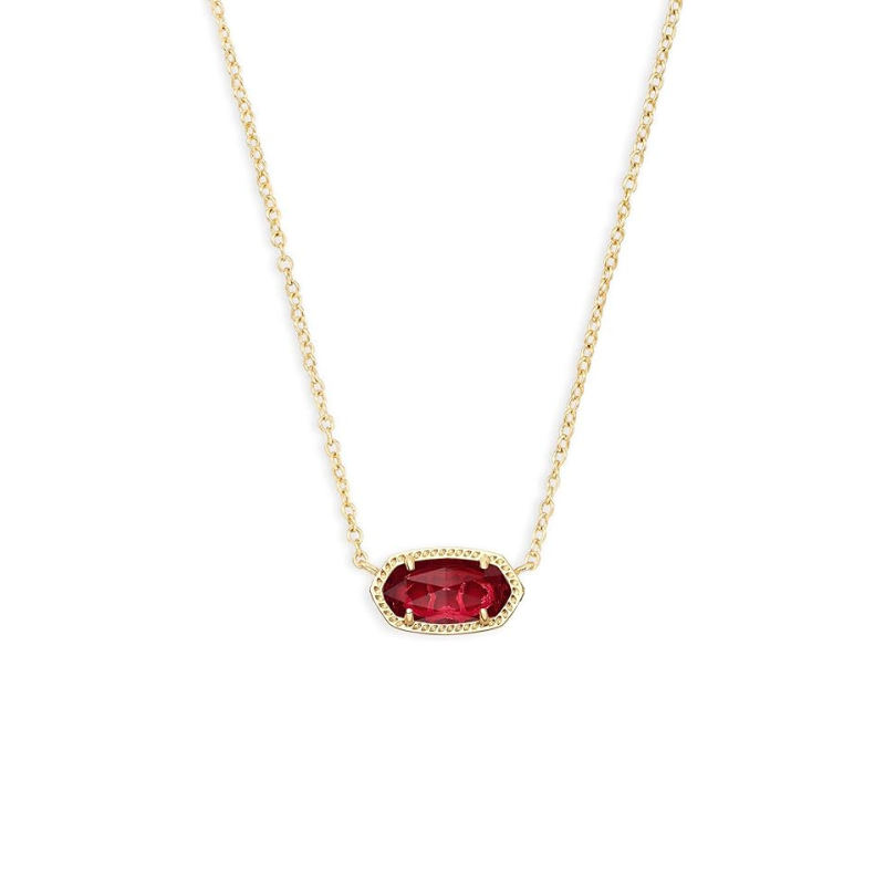 Classic Oval Ruby Necklace ｜ ネックレス・ゴールド
