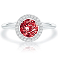 Crimson Glow Promise Ruby Ring ｜ ルビーリング・ホワイトゴールド