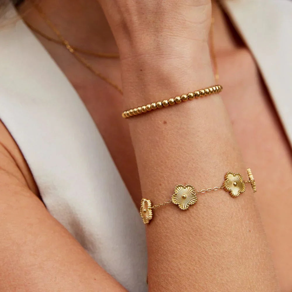 Florielle Bloom Charm Bracelet ｜ チャームブレスレット・ゴールド
