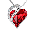 Infinity Heart Ruby Necklace ｜ ネックレス・ホワイトゴールド
