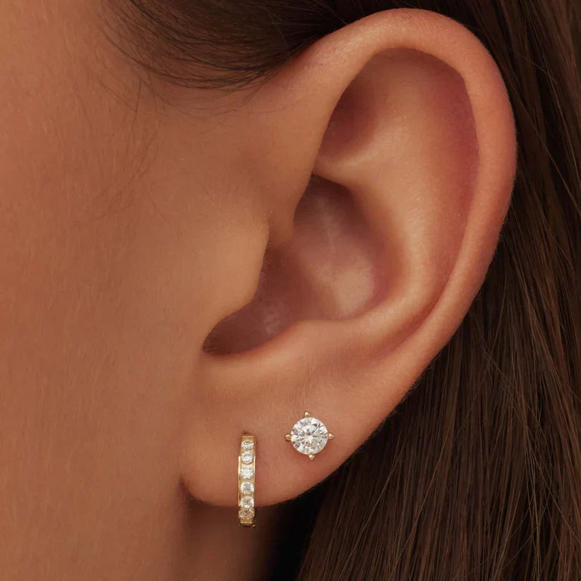 Dara Brillane Stone Earrings Set ｜ ピアス・ゴールド