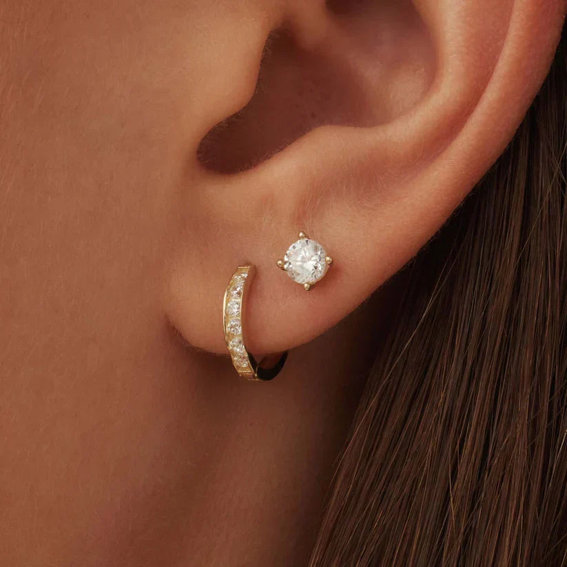 Dara Brillane Stone Earrings Set ｜ ピアス・ゴールド