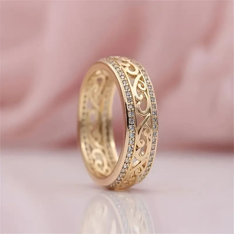 Shiny Hollow Gold Ring ｜ リング・ゴールド