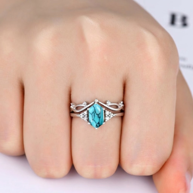 Elarin Sea Crest Ring Set ｜ リングセット・ホワイトゴールド