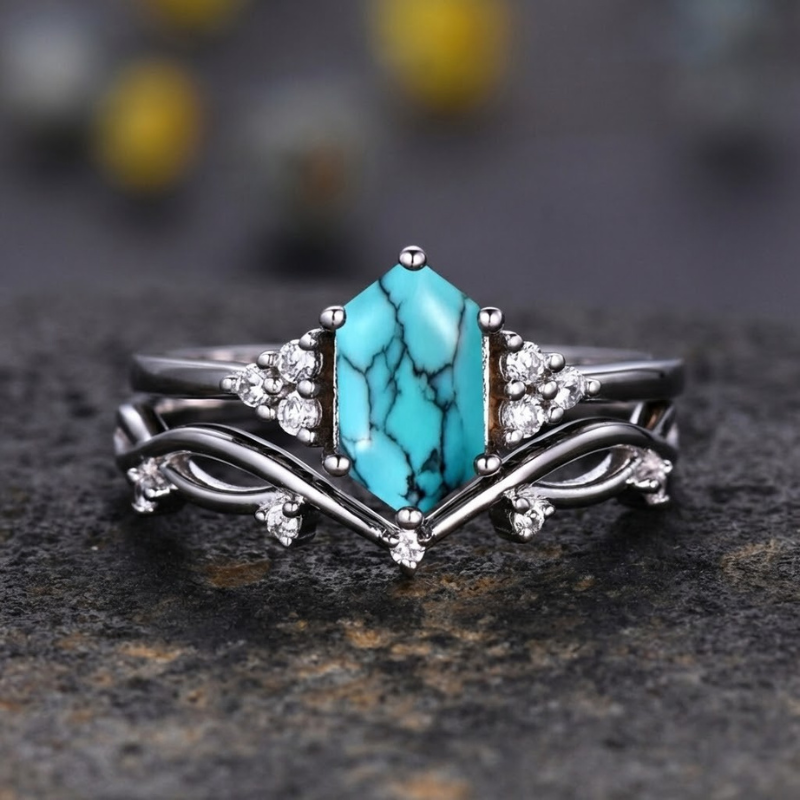 Elarin Sea Crest Ring Set ｜ リングセット・ホワイトゴールド