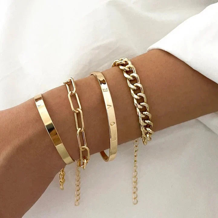 Elan Mercer Bracelet Set ｜ ブレスレットセット・ゴールド